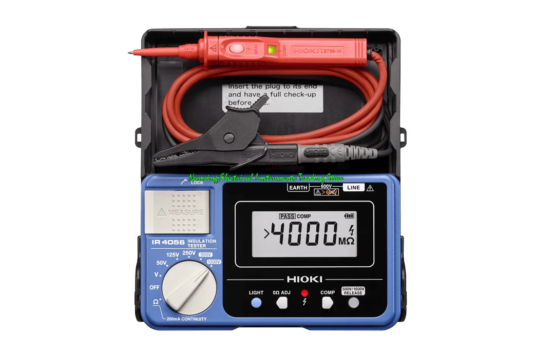 ヒキキ-IR4053-10/IR4056-20/IR4056-21/IR4057-50断熱抵抗計,安全かつ迅速な測定