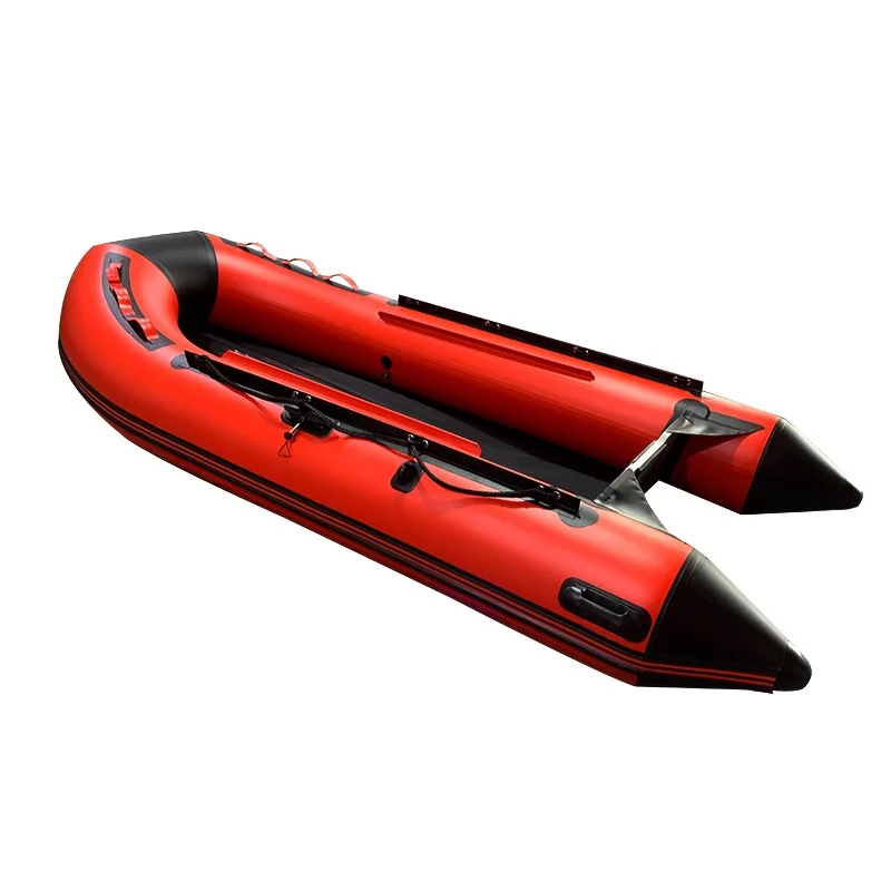 2-12 Person Eco-Friendly PVC Inflatable Boat Flood-Resistant Flood-Control Rescue Thickened Wear-Resistant