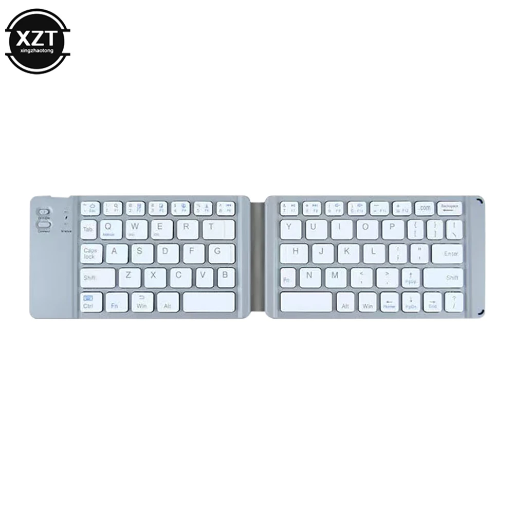 Portable Light-Handy Mini Wireless Bluetooth Folding Keyboard,Foldable Wireless Keypad for IOS/Android/Windows ipad Tablet phone