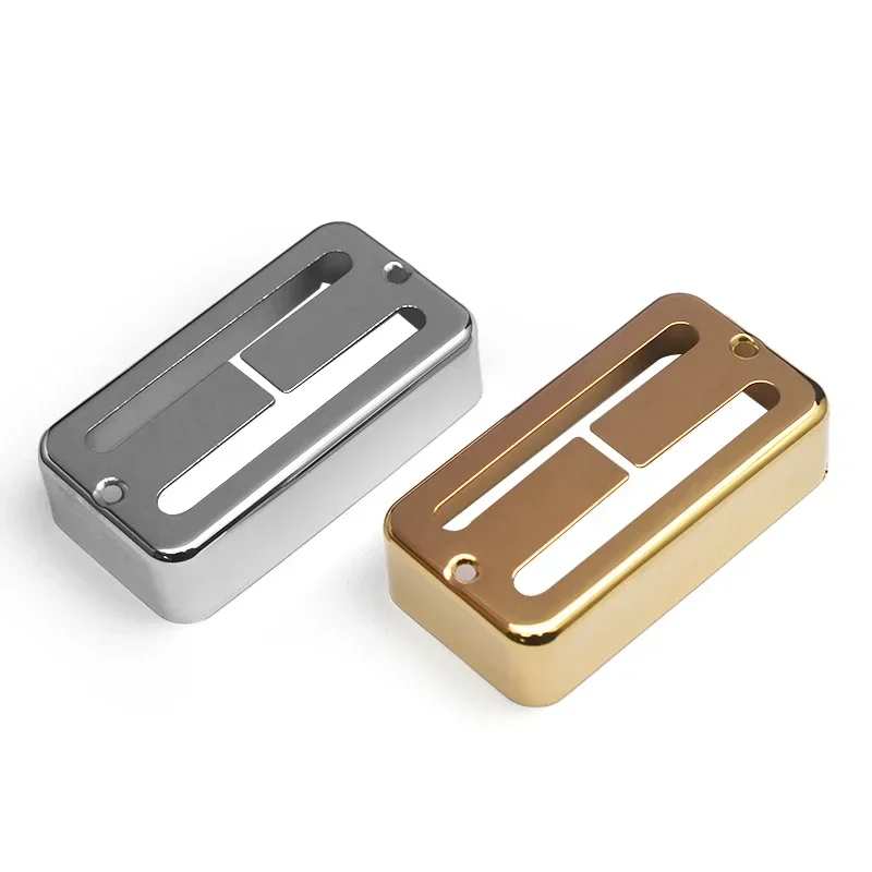 

10Pcs Brass 71x38MM Pickup Covers Adjusting Screw Body Through /Lid/Shell/Top H-Type for Electric Guitar Humbucker Covers
