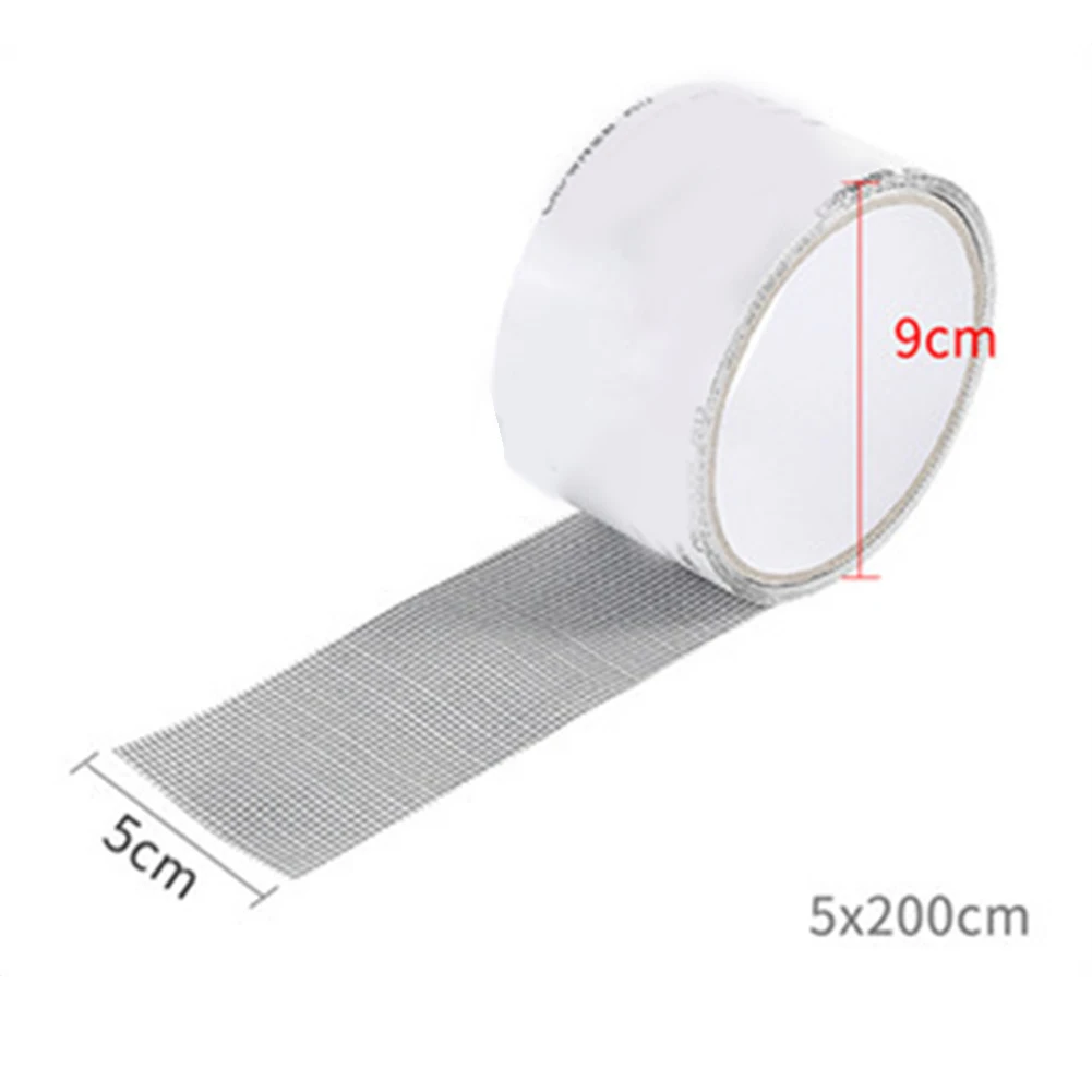 1pcs Window Repair Subsidy Screen Repair Kit Screen Repair Tape For Window Screen Fiberglass Screen Doors Swimming Pools 5cmx2m