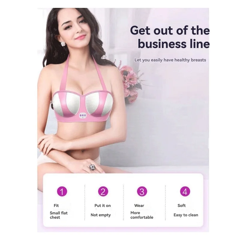 

CYCLI-Smart Electric Breast Massager Rechargeable USB Bra With Multi-Functional Massage Function B