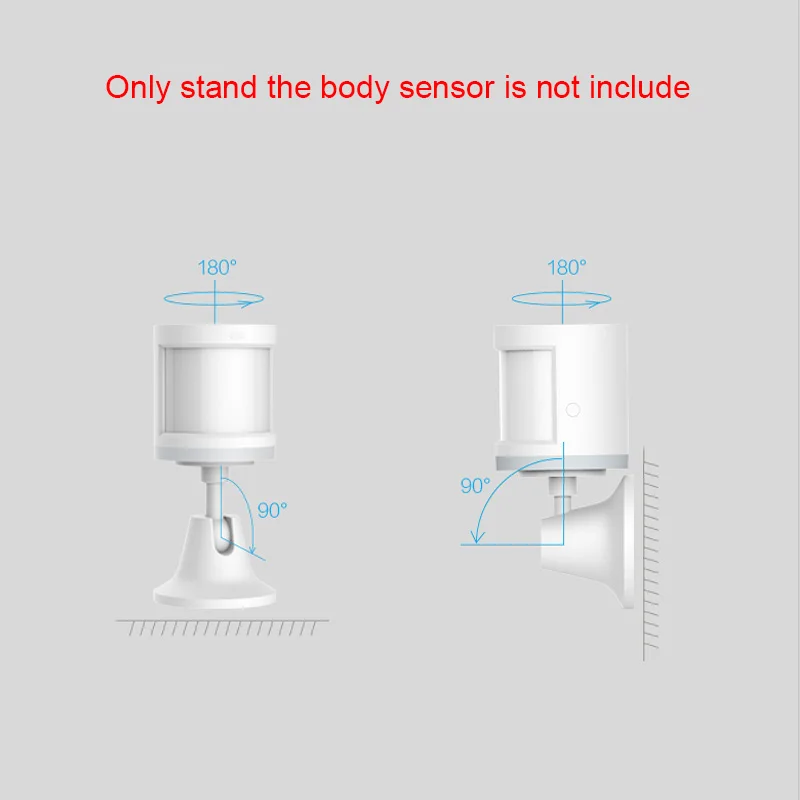 Original Aqara Human Body Sensor Holder Stand 360 Degree Free Rotation Motion Sensor Base ONLY for Mijia Body Aqara body sensor