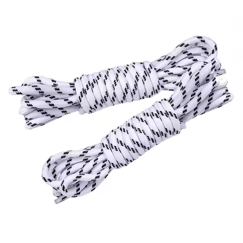 5MM Round Shoelaces Flower Dots Solid Laces Polyester Shoelaces Matching Sports Shoes Tooling Martin Boots Hiking Shoelaces - Image 6