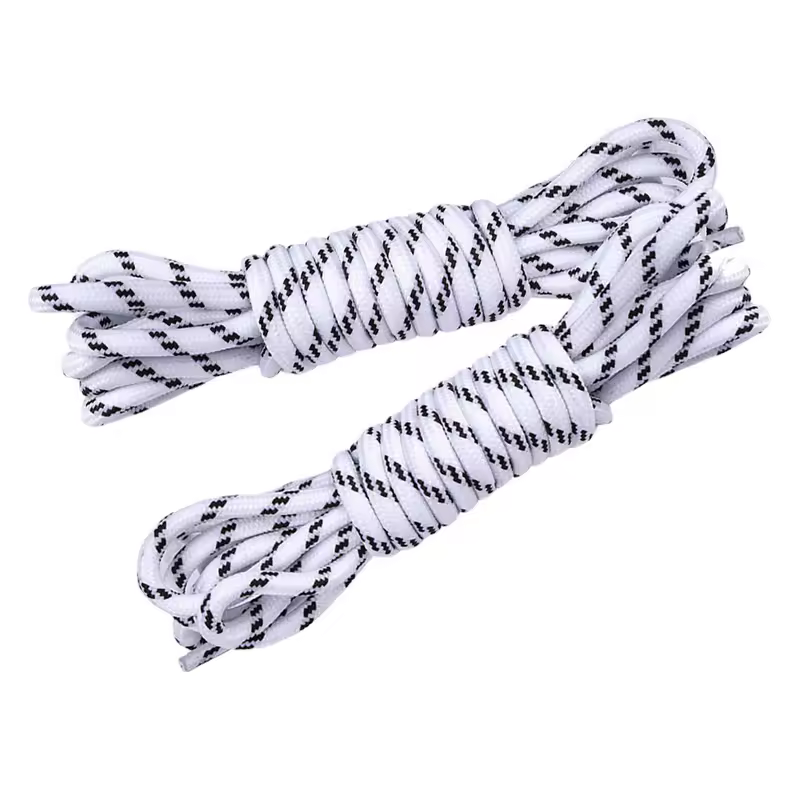 5MM Round Shoelaces Flower Dots Solid Laces Polyester Shoelaces Matching Sports Shoes Tooling Martin Boots Hiking Shoelaces - Image 6
