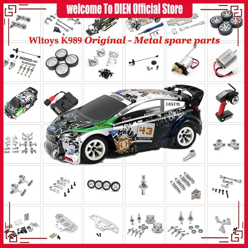 Metal Shock Absorber CVD Steering Cup Swing Arm Full Set for Wltoys P969 P939 K979 K989 K999 K929 1/28 RC Car Upgraded Parts