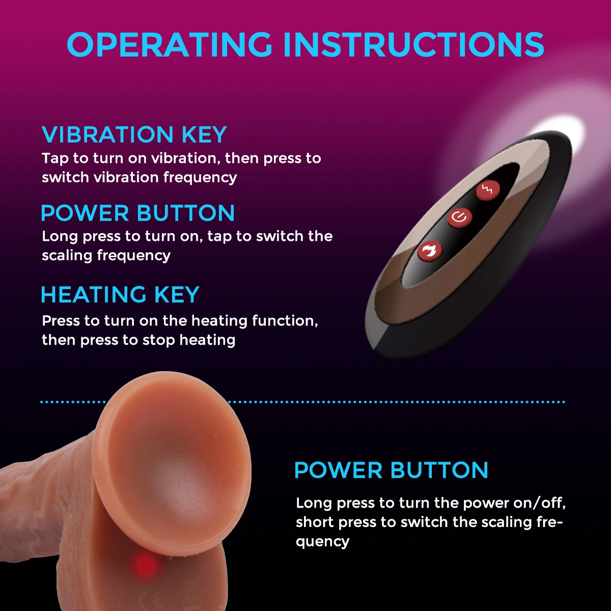 LICKLIP Telescoping Swing Dildo Vibrators for Women Realistic Penis Vibrating Dildos with Remote Control Sex Toys for Womans 18+