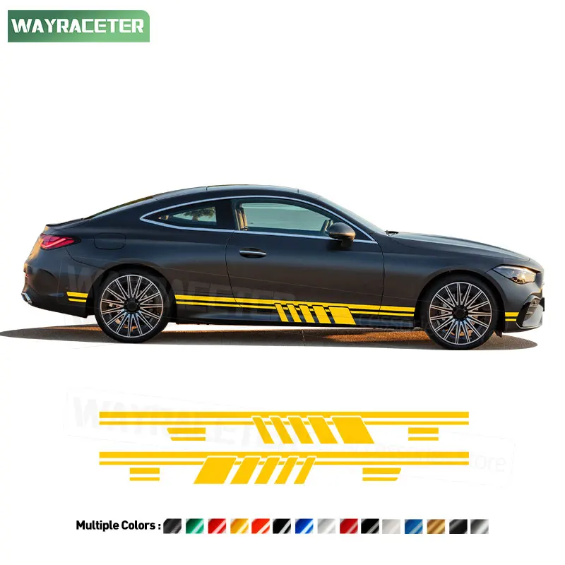 Limited Edition Door Side Stripes Sticker For Mercedes Benz CLE450 CLE53 AMG CLE300 CLE Class 2025 2026 C236 CLE200 CLE220 A236