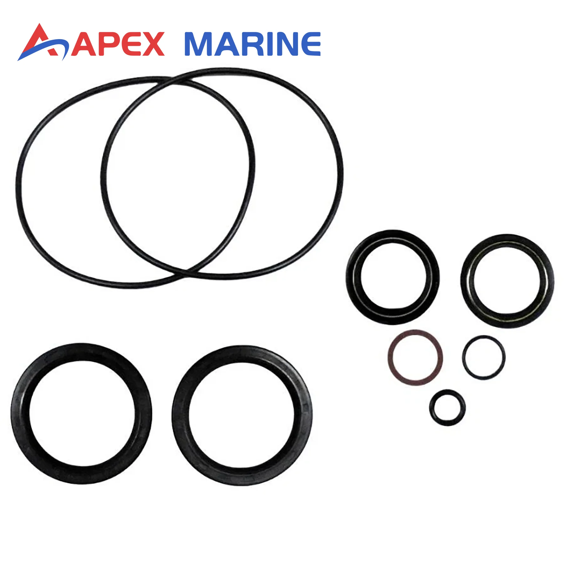 876267 Lower Gear Housing Seal Kit Fits for Volvo Penta  AQ280DP AQ290DP DP-A DP-B DP-C DP-D DPX-S Dual Prop Shaft 87840 22087