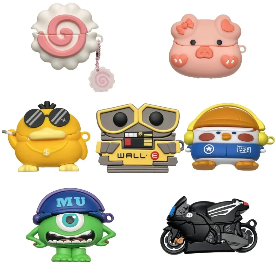 For Galaxy Buds 3Pro,For Samsung Galaxy Buds 3,Hot Cute Cartoon Earphone Protective Cover,Soft Silicone Headphone Case