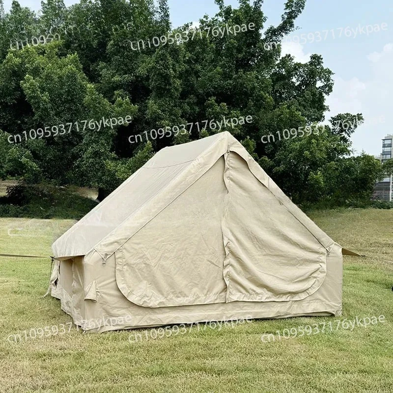 Camping Inflatable Tent, Outdoor Rainproof Thickened Automatic Inflatable Camping Equipment, Camping Portable Folding Hut