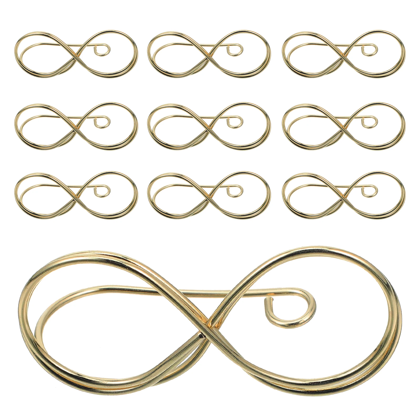 

10pcs Mini Place Card Holders Steel Creative Shape Table Card Holders Wedding Ceremony Home Organization Name Cards Holder