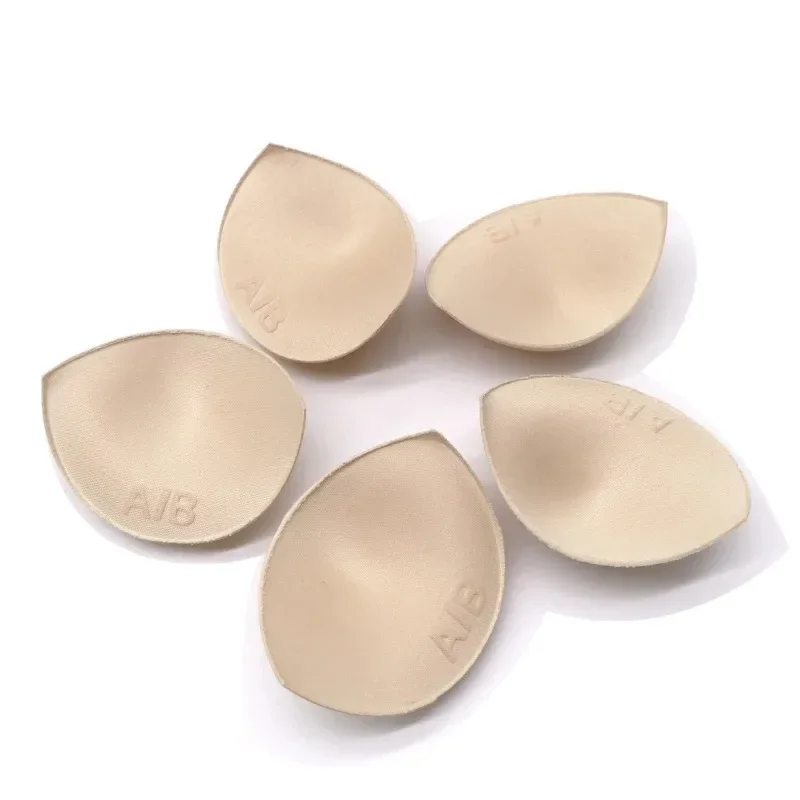 2 Pcs Thick Sponge Bra Pads Push up Enhancer removeable Padding Inserts for Swimsuit Bikini Breast Cups