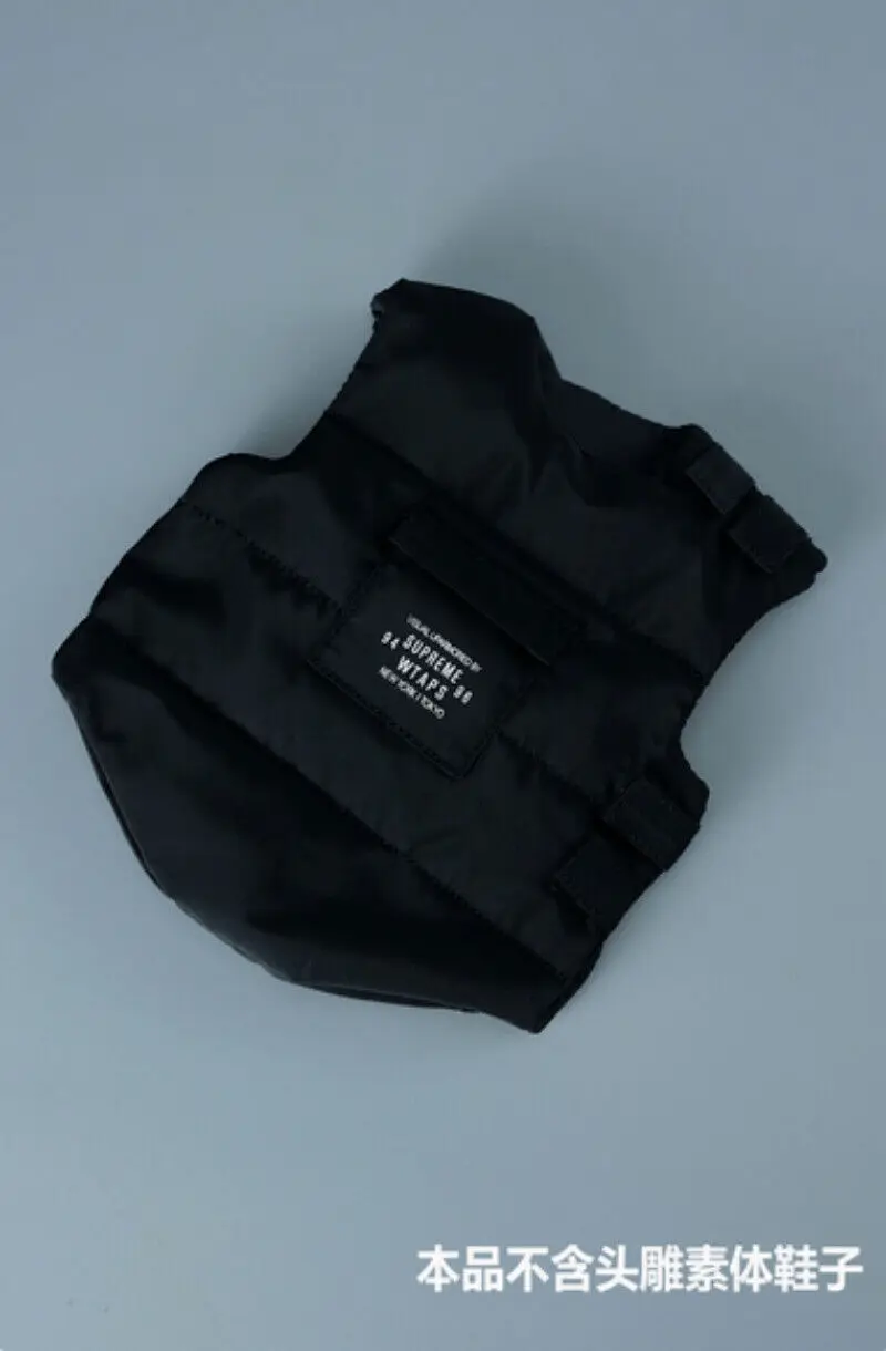 Trickyman12 1/6 мужской солдат уличная модная одежда черная Модель жилета для 12 дюймов