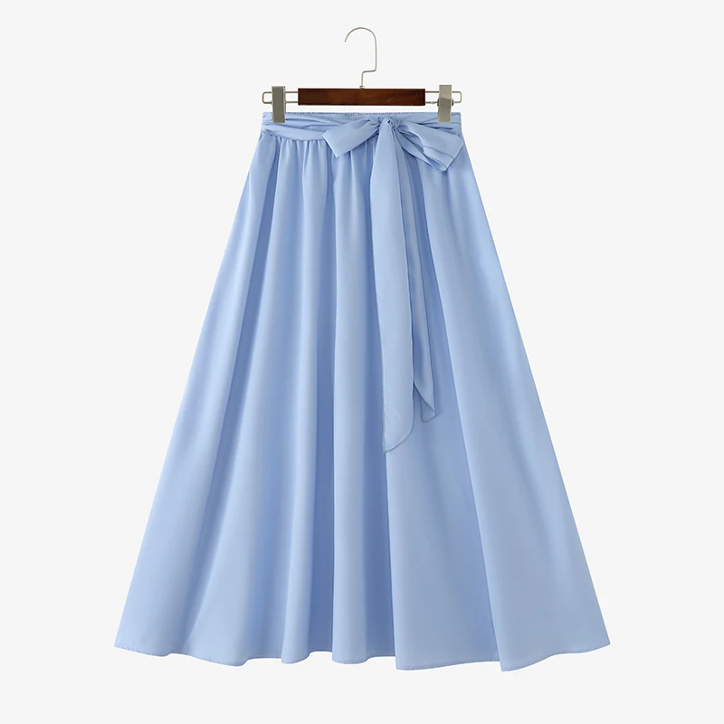 2025 ZANZEA موضة النساء تنانير طويلة الخريف ضمادة قيعان طويلة غير رسمية الصلبة مرونة الخصر حفلة ألف خط Jupes Faldas Saia