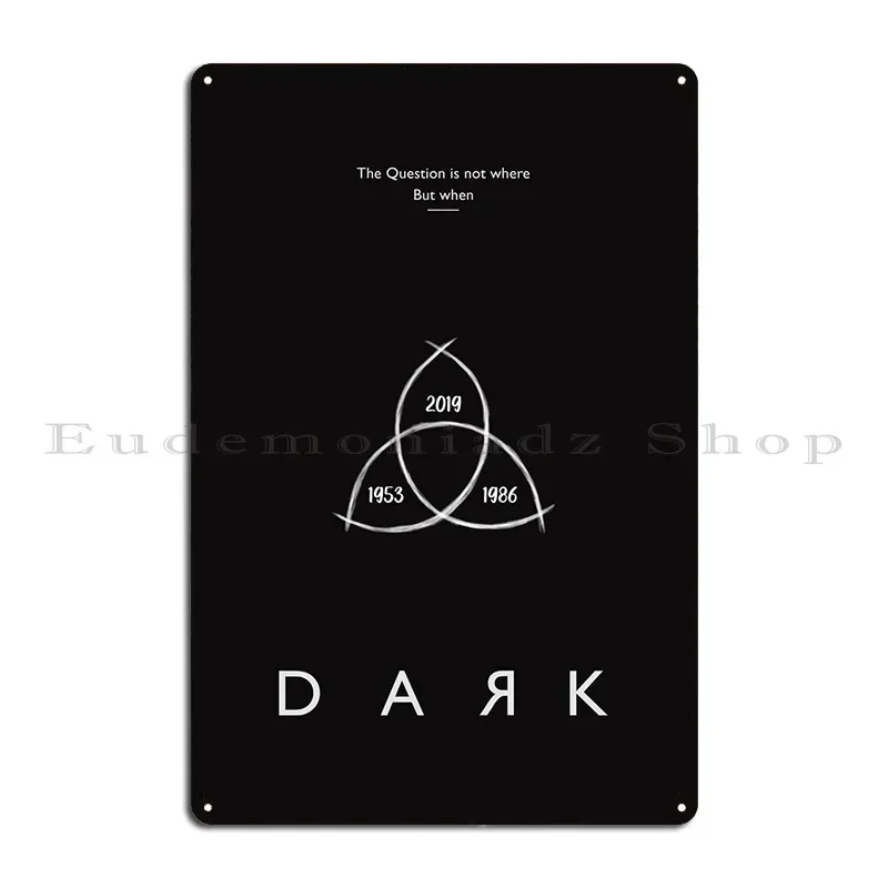 Dark Netflix Jonas Martha Metal Sign Print Wall Mural Printing Bar Custom Tin Sign Poster
