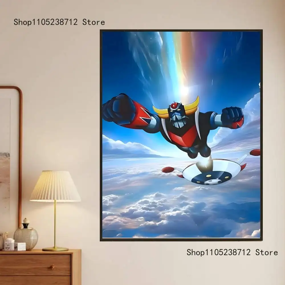 M-Mazinger Z روبوت المشارك يطبع جدار الفن اللوحة صورة هدية غرفة المعيشة بار مطعم ديسمبر ملصق كبير