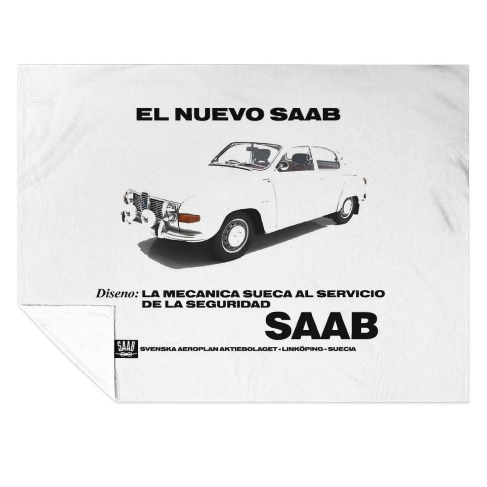 

SAAB 96 Throw Blanket cosplay anime Soft Luxury anime Blankets