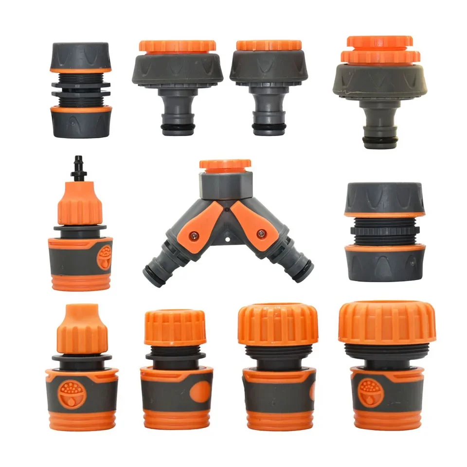 1/2 inch 3/4 inch 1 inch quick-connect garden hose nipple with OD 16 mm 20 mm for tubing repair watering systems waterstop fitti