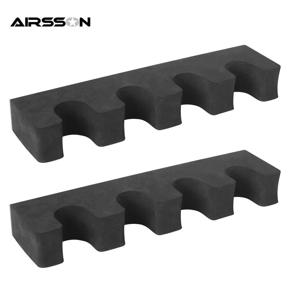 

4 Slots Magnetic Gun Rack Foam Rifle Rack Shotgun Wall Mount Gun Holder Rifle Holder Hunting Gun Safe Accessory for Gun Storage