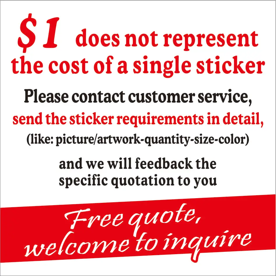 Custom Graphics and Text Car Vinyl Stickers Customised Anime Sticker Decals Personalised Decorative Accessories Decal Waterproof