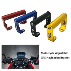 For HONDA CB500X NC750X For YAMAHA For SUZUKI Motorcycle Phone Holder Stand Adjustable GPS Navigation Plate Bracket Accessories
