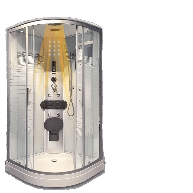 

Ванна Душ Изогнутая Комната Бытовая Простая Ванная Комната Оренда Дом Интегрированный