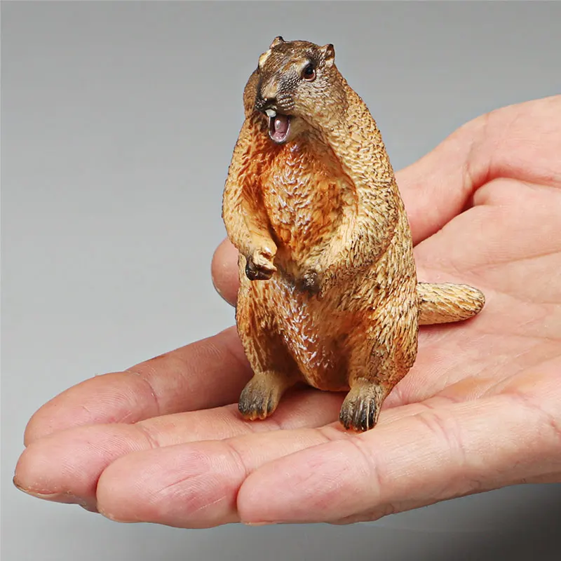 สัตว์ป่าจำลอง หนูตัวใหญ่ โมเดลแอ็คชั่นฟิกเกอร์ ของสะสม ตุ๊กตาน่ารัก ของเล่นเด็ก