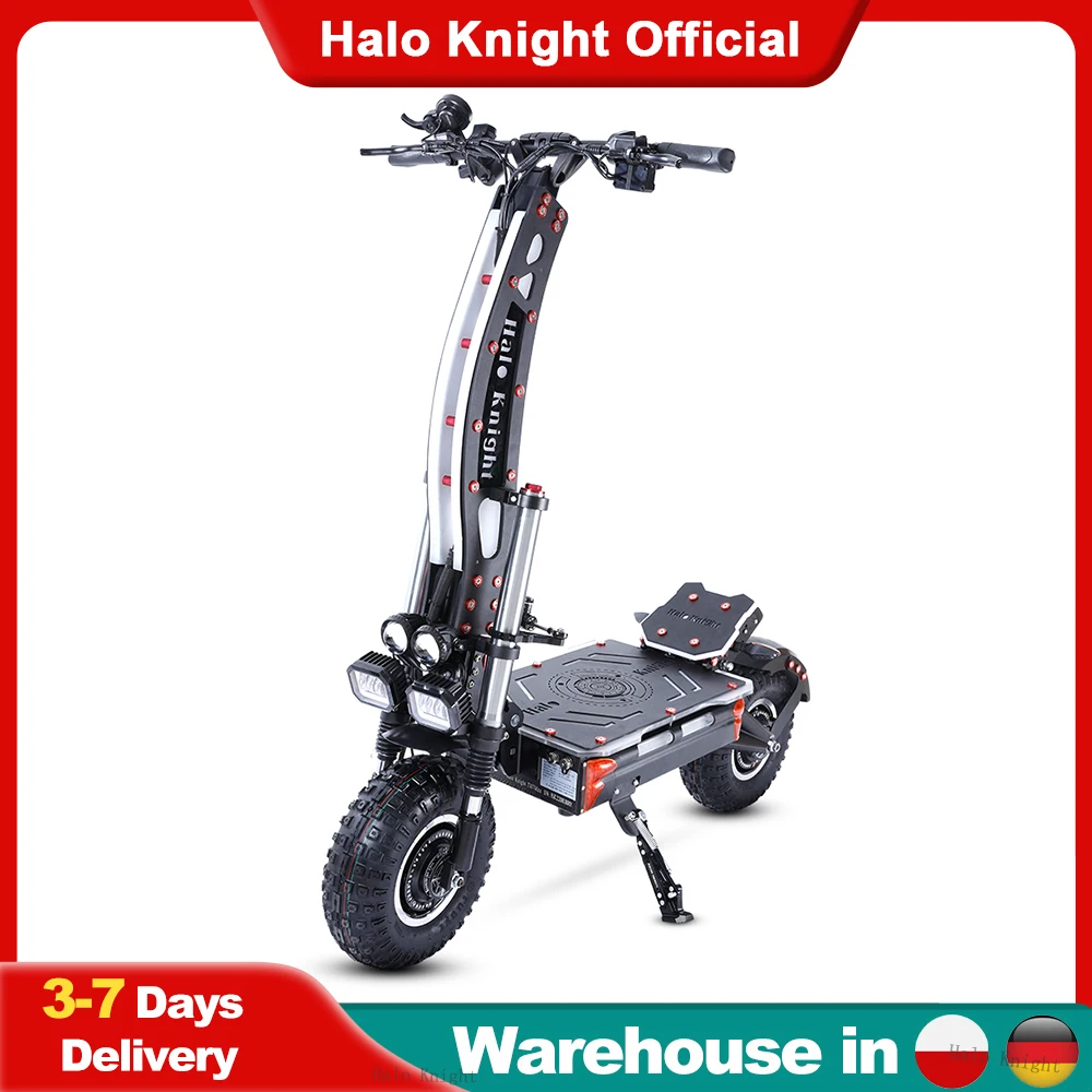 Halo Knight T107Max Adult Powerful E Scooter 72V 8000W 50Ah Fast Professinal Electric Scooter Electric Motorcycle Escooter Men