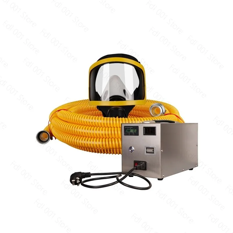 Convenient double three or four air anti-virus single filter emergency equipment air supply long tube respirator mask