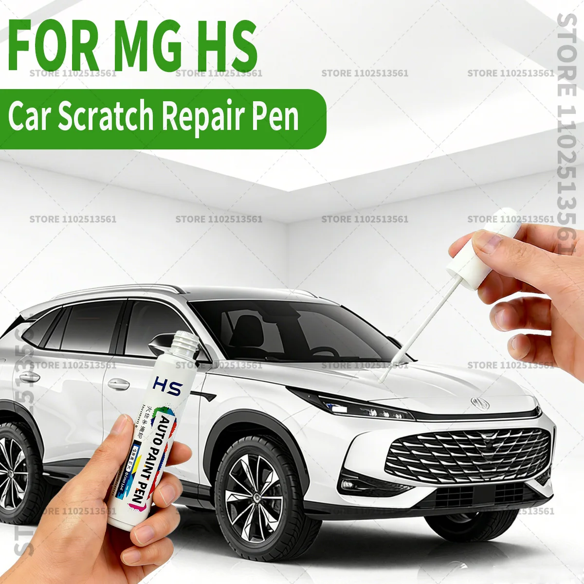 

Ручка-корректор для ремонта автомобильной краски MG HS: коричневый RSC, синий жемчужный белый 018, черный с красным 027. Удалитель царапин. Аксессуары для авто DIY.