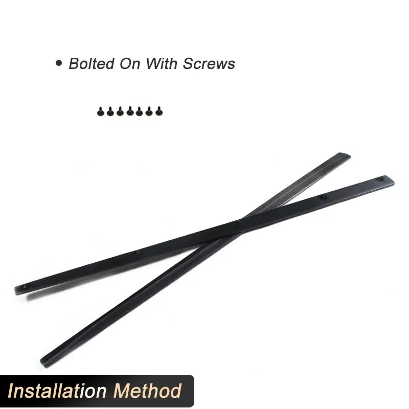 Carbon Fiber Side Skirts Extensions for BMW 4 Series F32 F33 F36 M Sport 2014-2017 Car Side Door Bumper Apron Lip Body Kits ABS