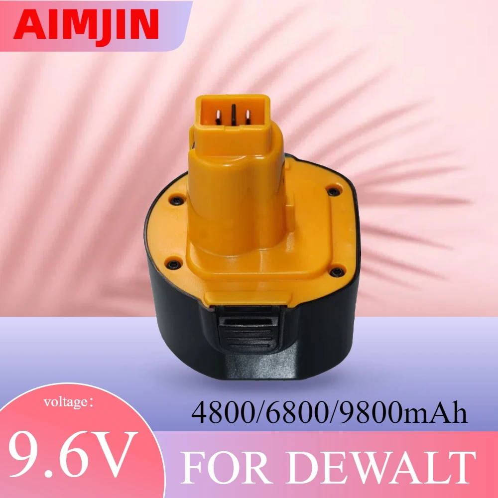 For Dewalt 9.6V 4800mAh Ni-MH Battery DE9036 DE9061 DE9062 DW9060 DW9061 DW9062 EZWA