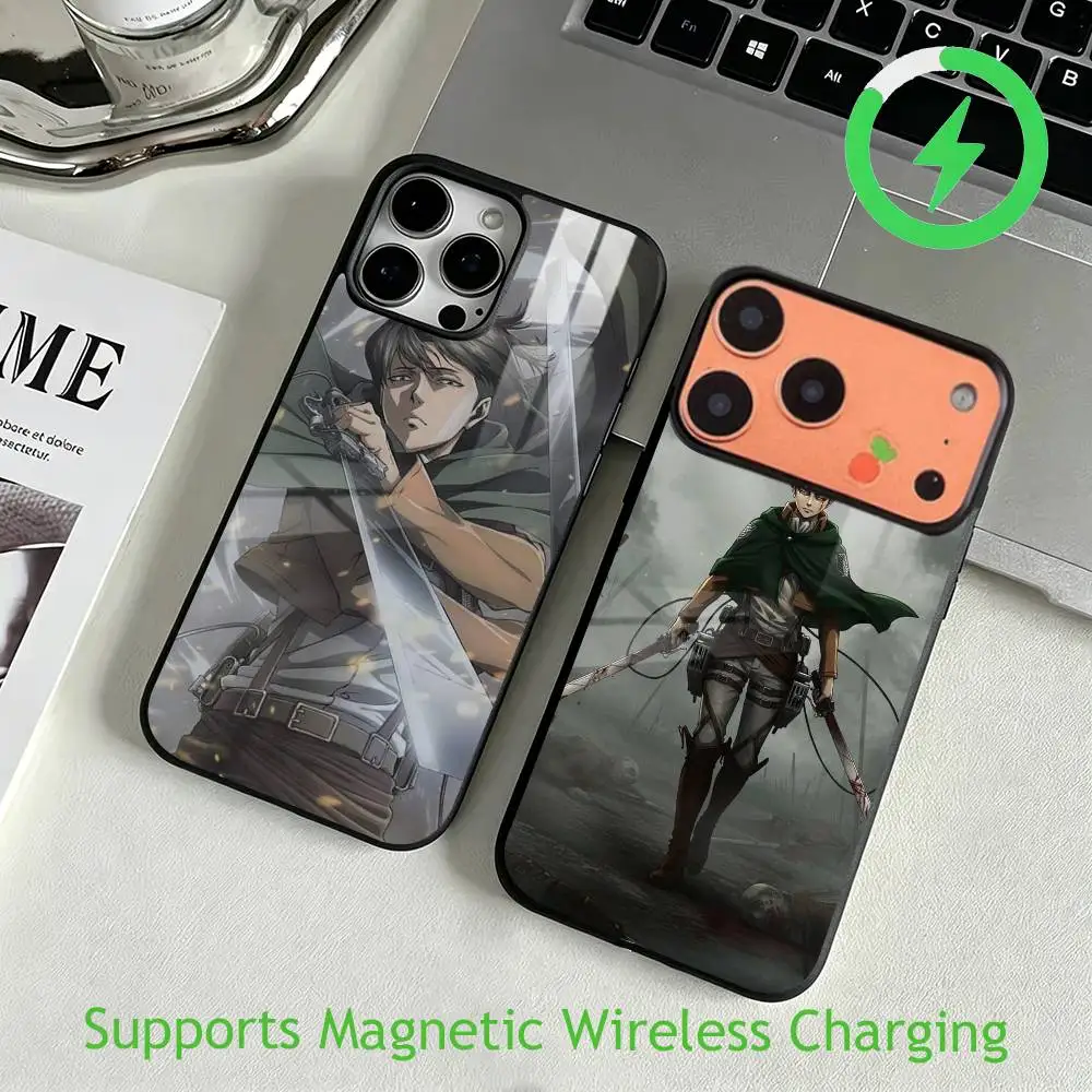 capa-de-telefone-attack-on-titan-levi-ackerman-para-iphone-17-16-15-14-13-12-11-plus-pro-compativel-com-carregamento-sem-fio-magnetico