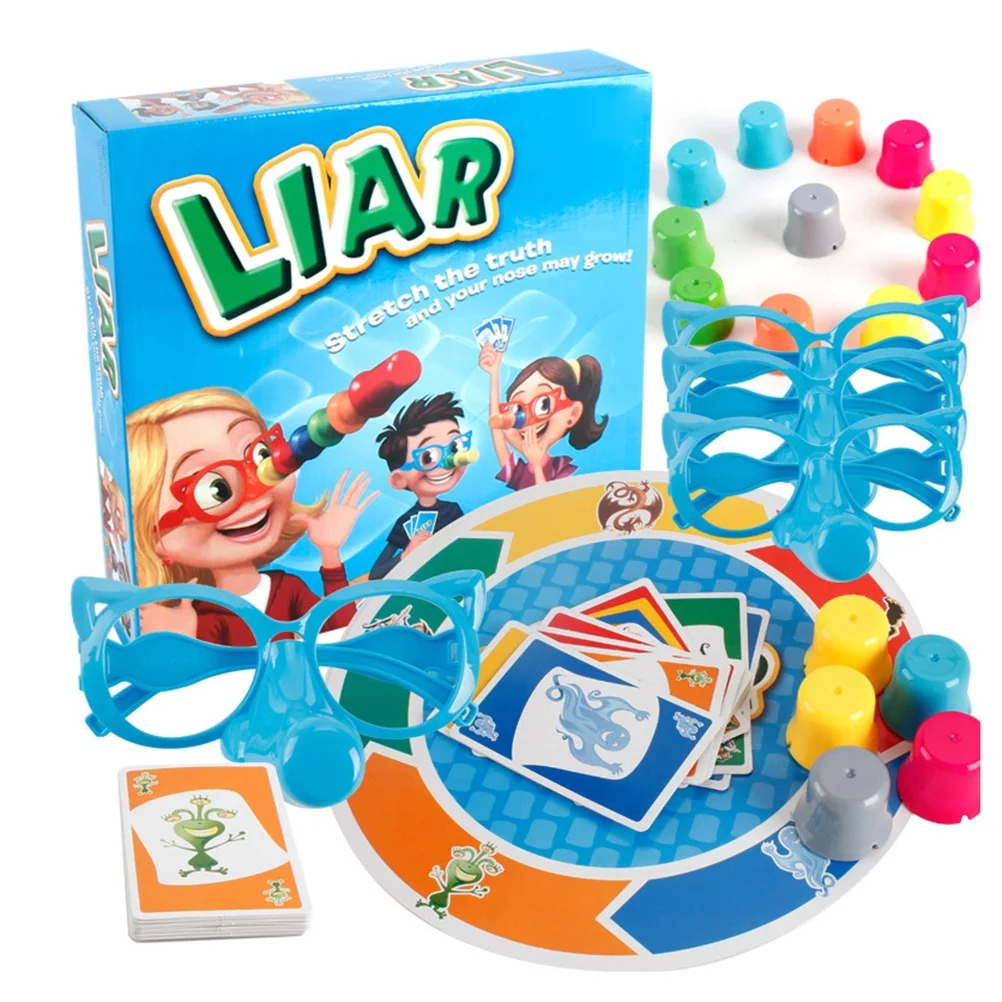 

Who Lies Long Nose Punished Toys Funny Novelty Entertainment Tricky Desktop Game Parent Child Interactive Toys