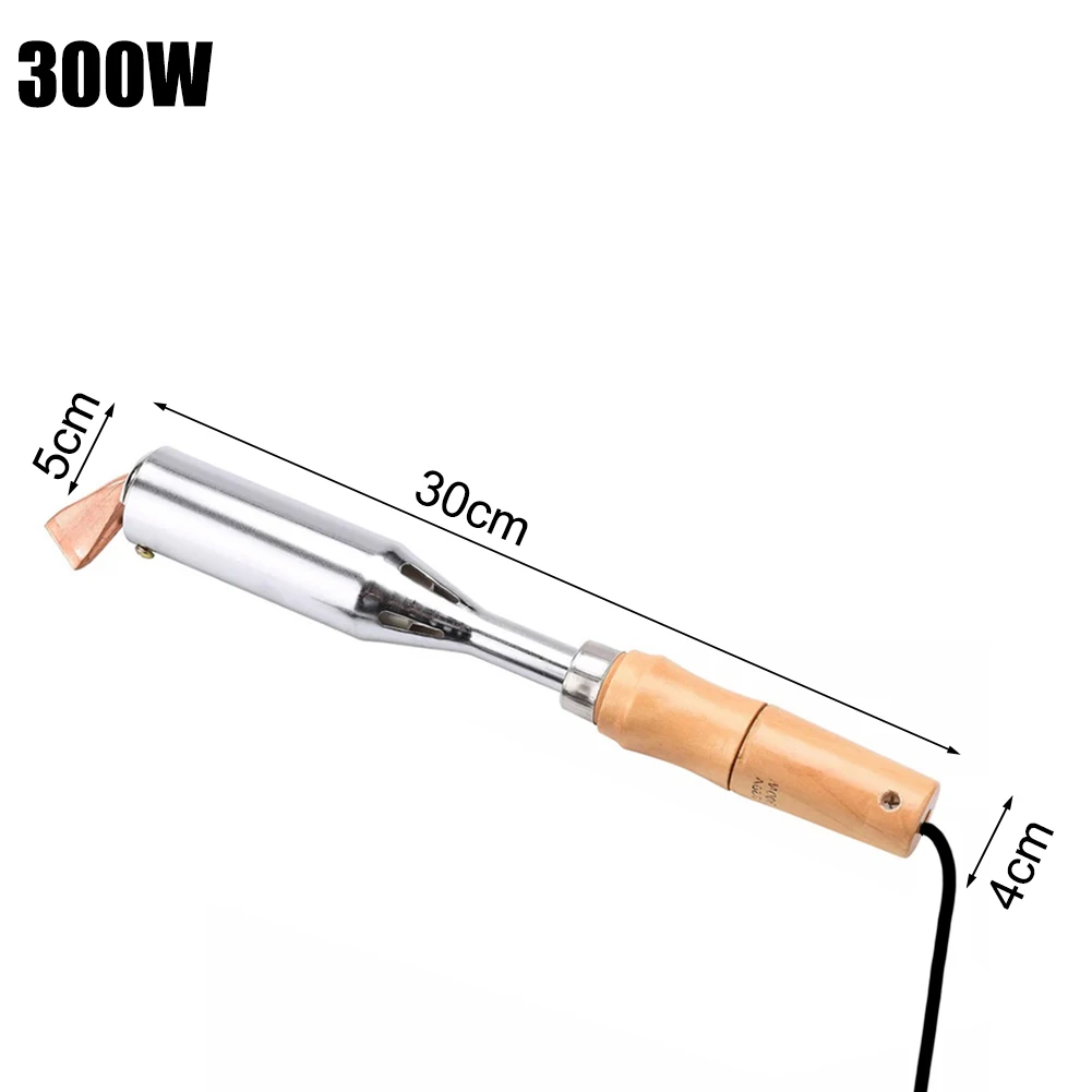 300watt High Power Electric Soldering Iron Wooden Handle Torch Welding Machine With Copper Soldering Iron Head Versatile Tools