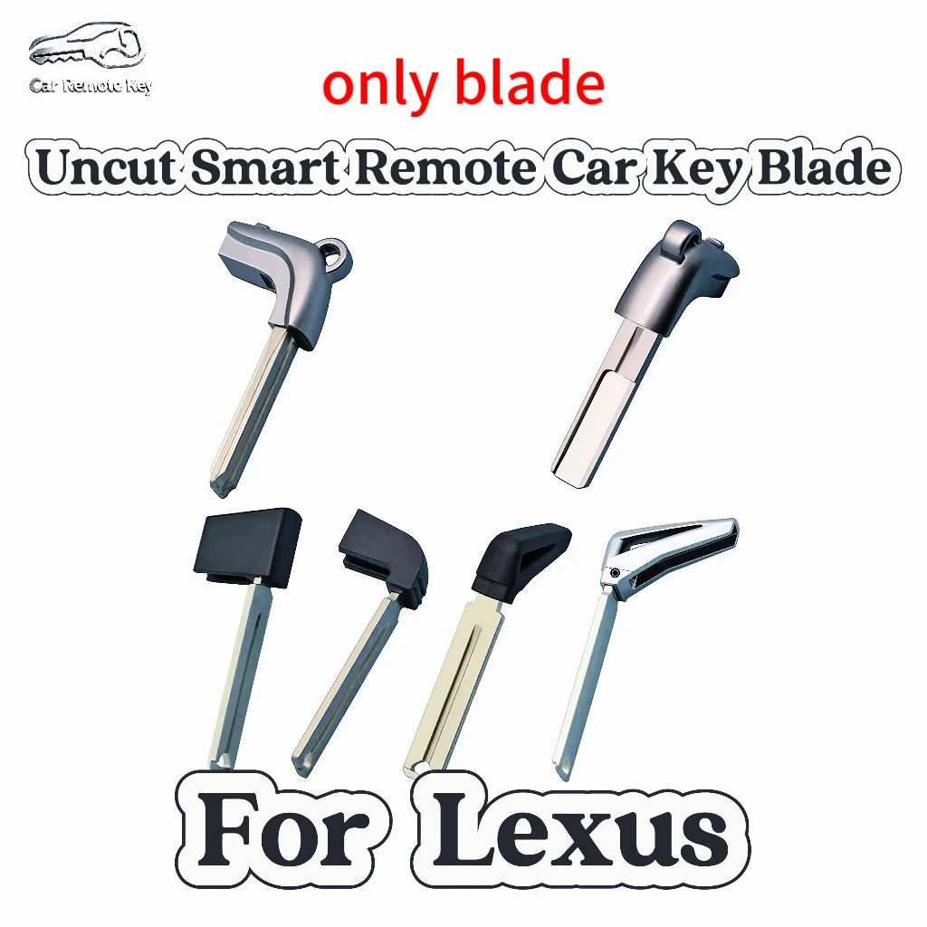 Uncut Smart Remote Car Key Blade For Lexus，only blade