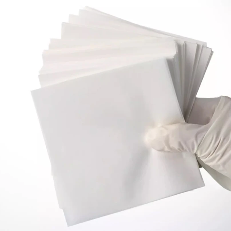Lab Weighing Paper 60/75/90/100/120 Balance Pad Paper Square Sulfuric Acid Paper For Experiments，Give Away 3 Pcs Spoon