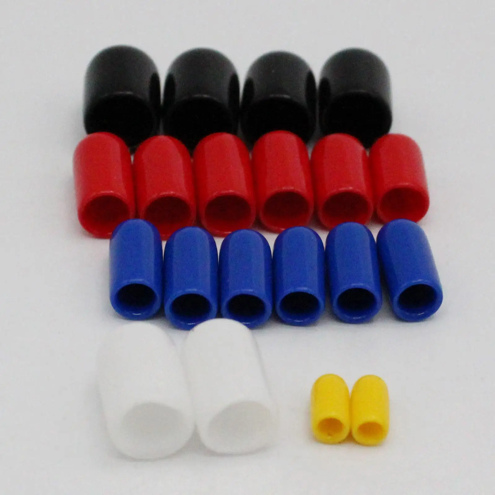 20Pcs PVC Vacuum Line Caps Assortment 1/8 in 3/16 in 1/4 in 3/8 in 5/16 Car Accessories Hoses and Clamps