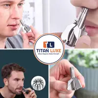 Ear and Nose Hair Trimmer Clipper Painless Hair Trimmer for Men Women Manual Trimmer with Waterproof Hand wash Easy Cleansing 2