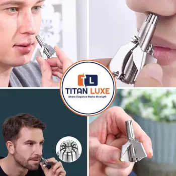 Alternative view of Ear and Nose Hair Trimmer Clipper Painless Hair Trimmer for Men Women Manual Trimmer with Waterproof Hand wash Easy Cleansing