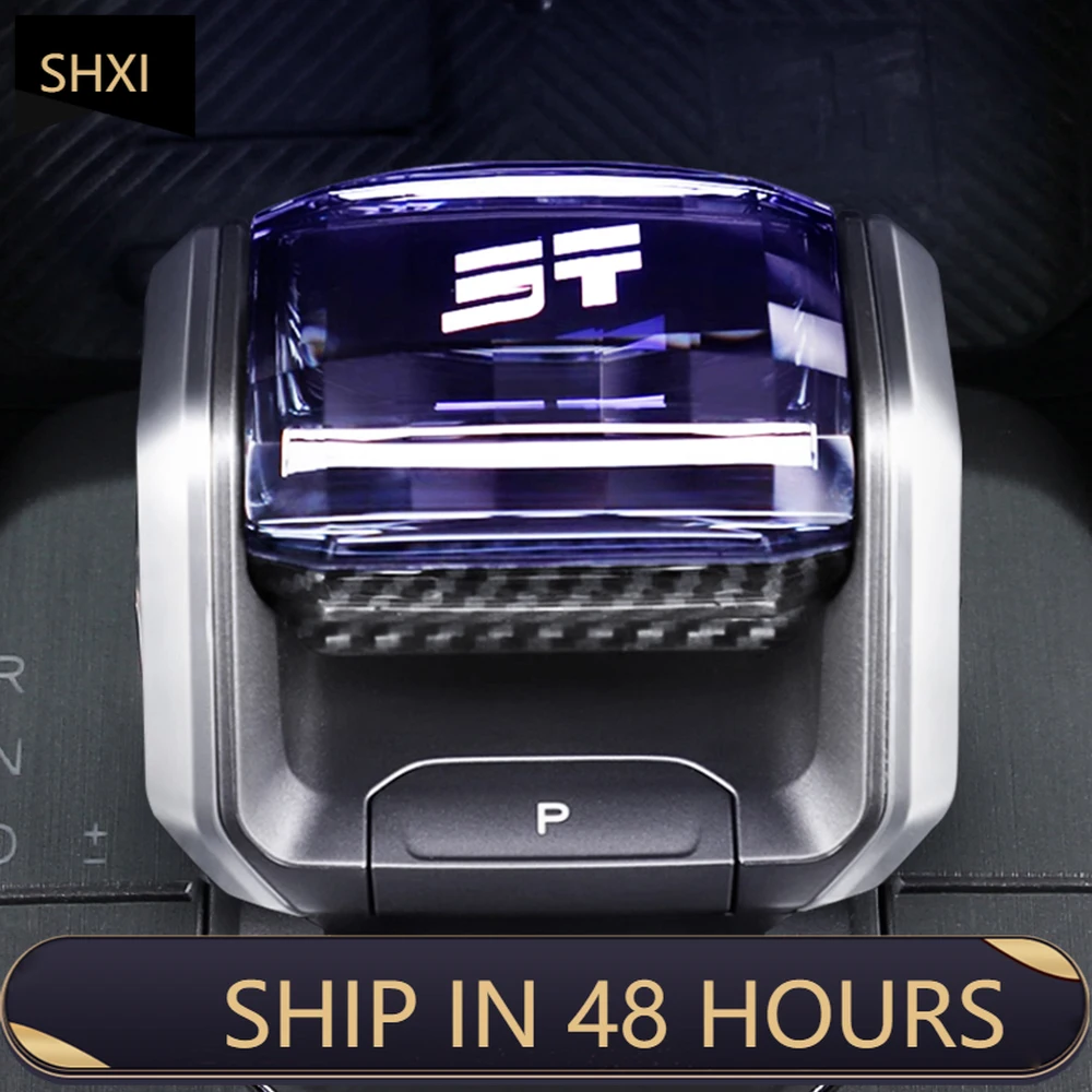 Good Quality New For Chery Jetour Traveler T2 Colorful Crystal Glass Gear Head Shift Lever Handle Touch Sensing Interior Modific