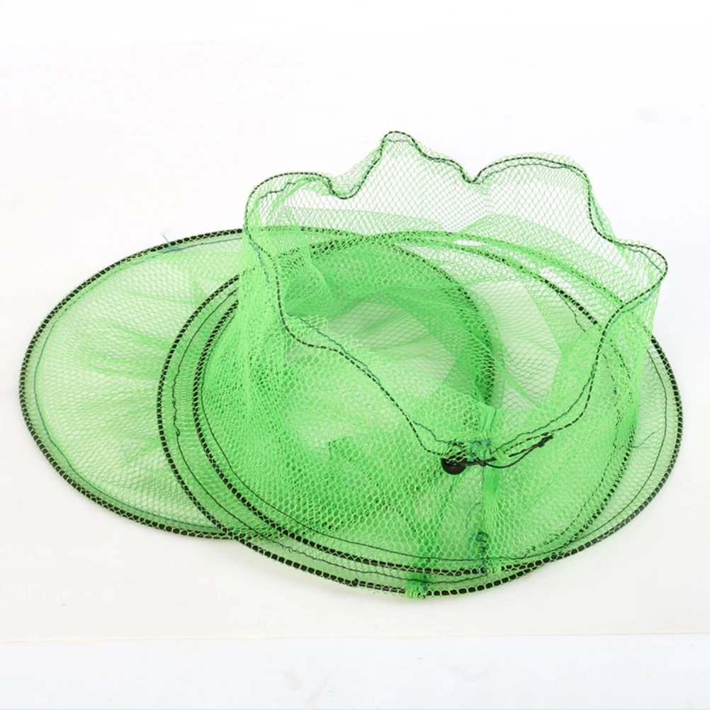 

Folding Fish Cage Lobster Net Fishing Foldable Portable Cast Collapsible Trap Mesh
