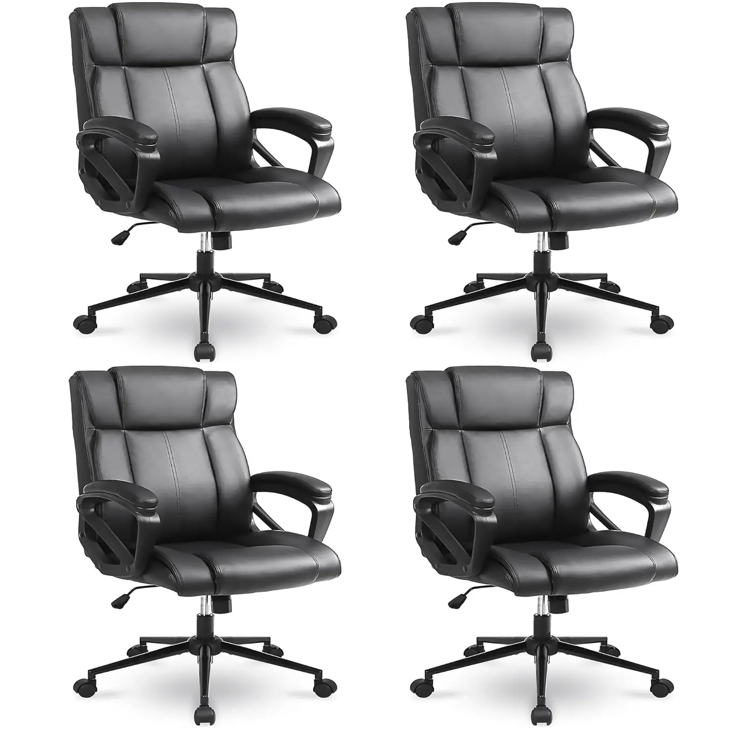 

Офисное кресло руководителя, эргономичное кресло для домашнего офиса на колесиках, с утолщенными подлокотниками и поясничной поддержкой, на заказ