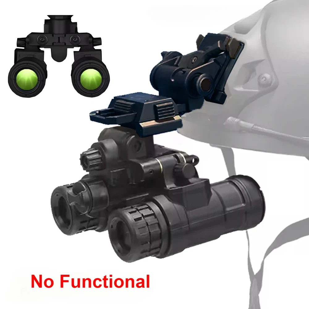 

Tactical Helmet NVG AN-PVS31 Dummy Model Night Vision Goggles Props for Hunting Cosplay