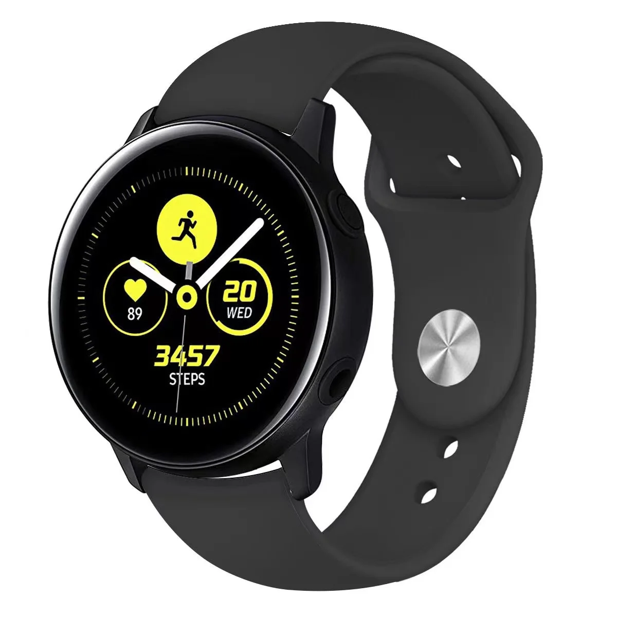 Ремешок силиконовый для часов Samsung Galaxy Watch 6/5/4/3/Active 2/Huawei Watch 4, браслет для Amazfit GTS 4 Correa, 20 мм 22 мм