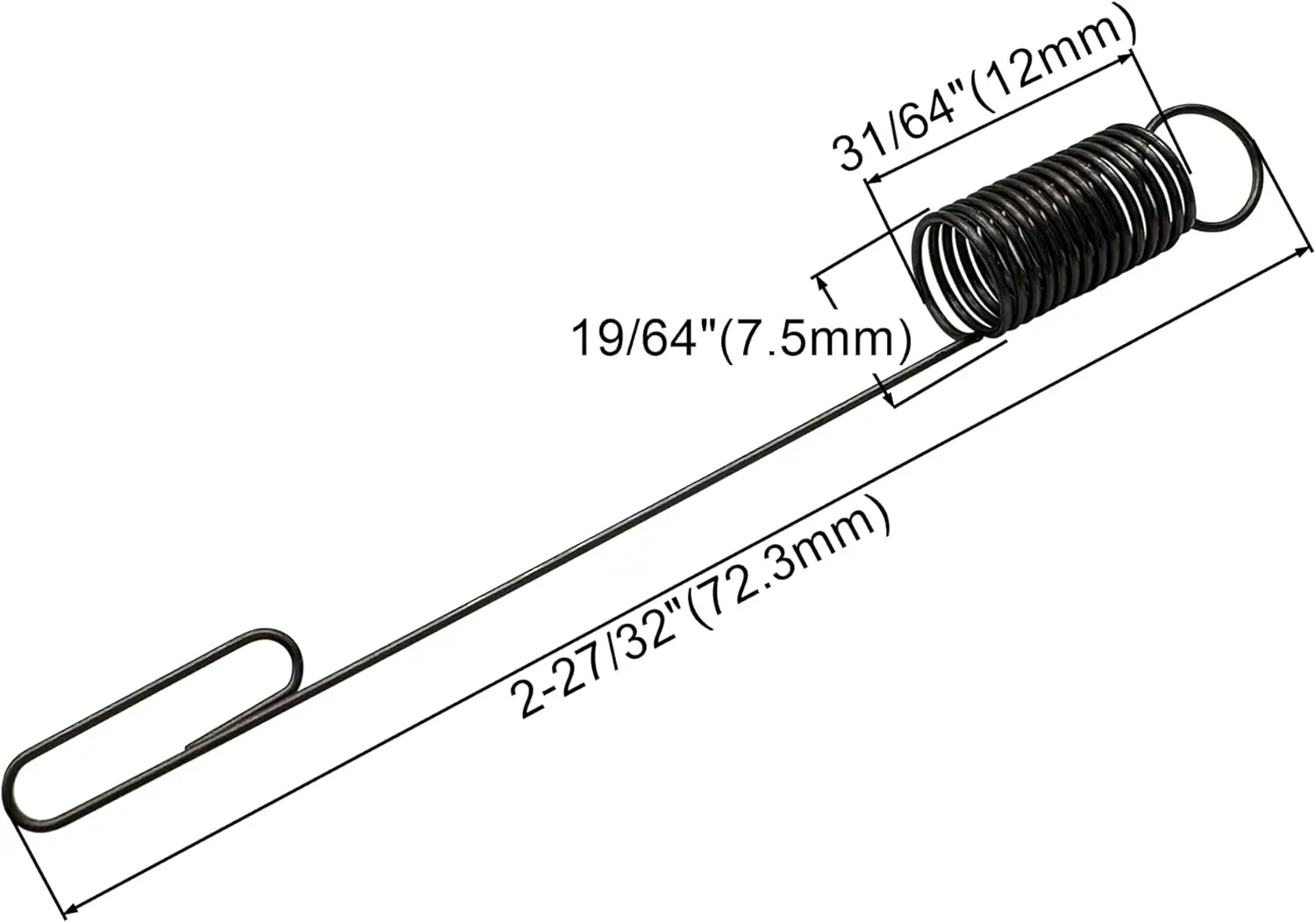 790849 699056 Air Vane Spring Governor Spring Replacement kit (2 pack) Compatible with Briggs & Stratton Engines Cub Cadet MTD Toro Craftsman Troy Bilt Lawn Mowers