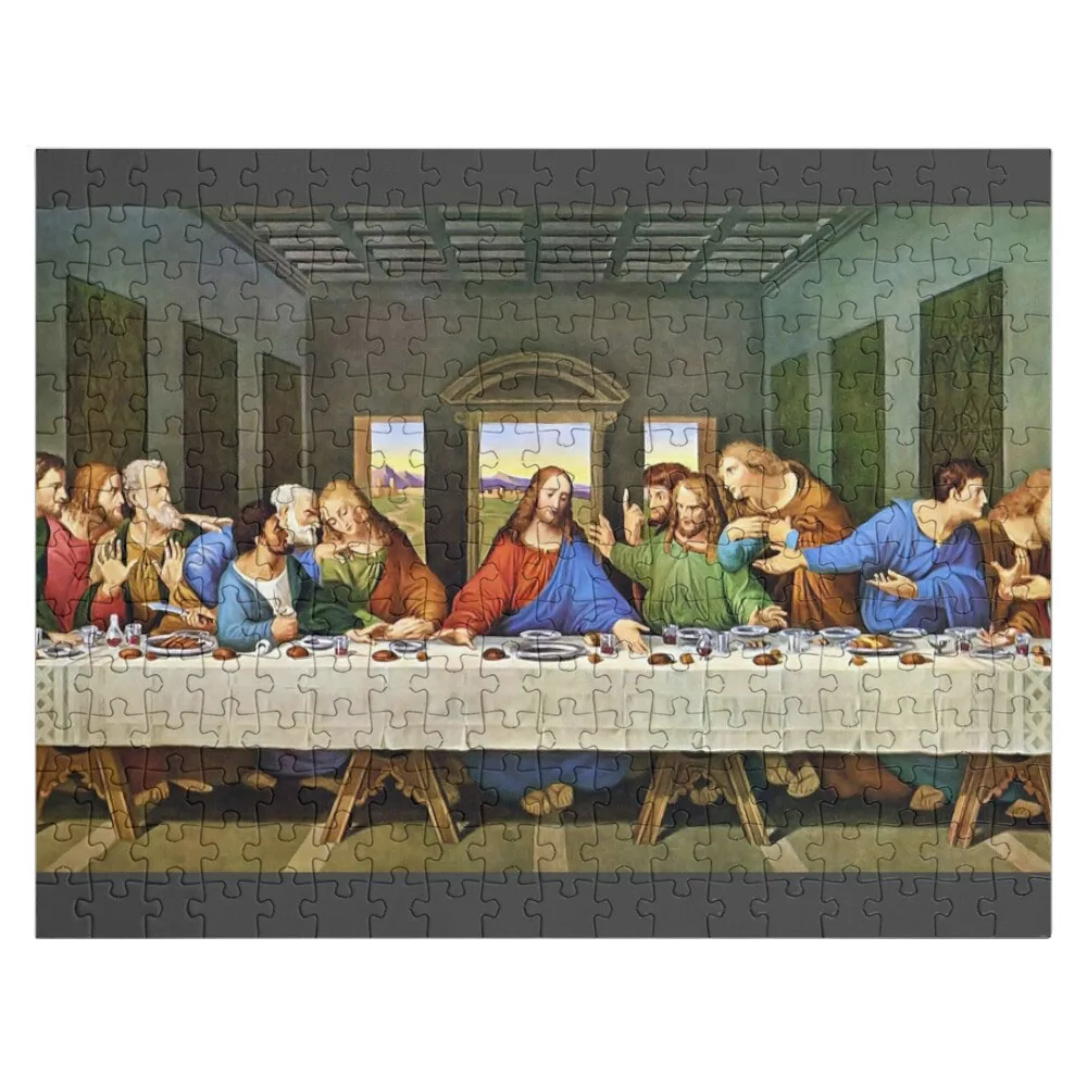 L'ultima cena di Da Vinci nella versione rinnovata Jigsaw Puzzle Anime Jigsaw Puzzle accessori Diorama