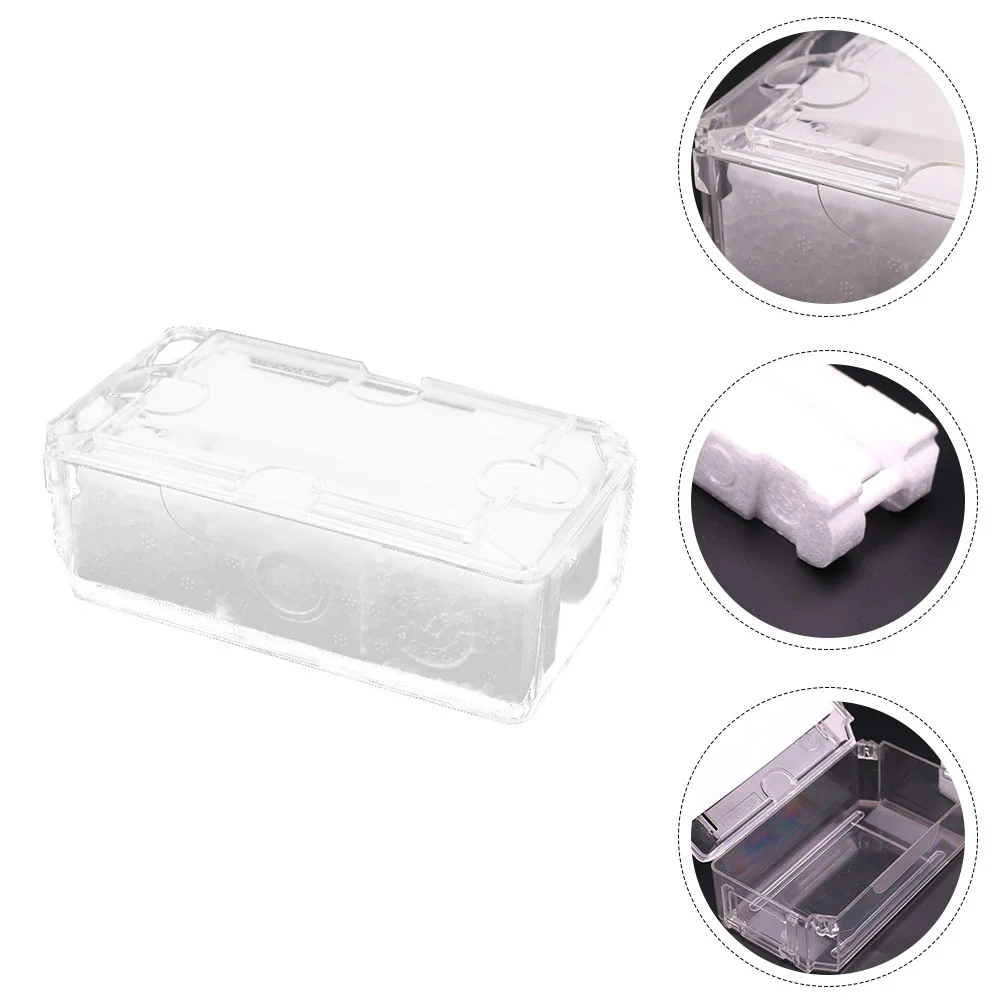 Transparent Watch Box Container Holder Case Men's Watches Mens Ring Storage Plastic Pet Holding Man