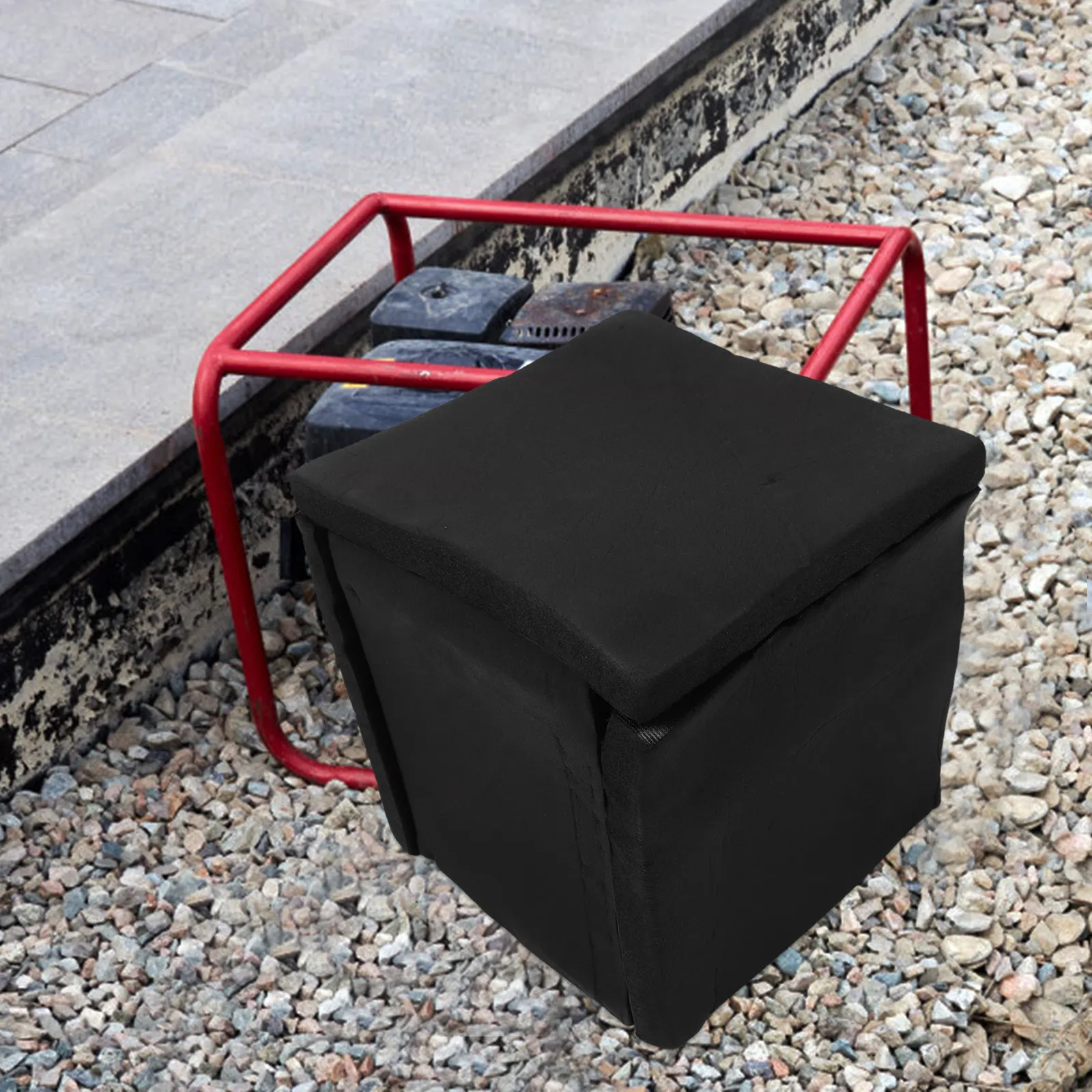 Soundproof Box Noise Reduction Enclosure 10x8x8 Black Soundproof Cover for Water Pumps Generators Air Pumps Industrial Home